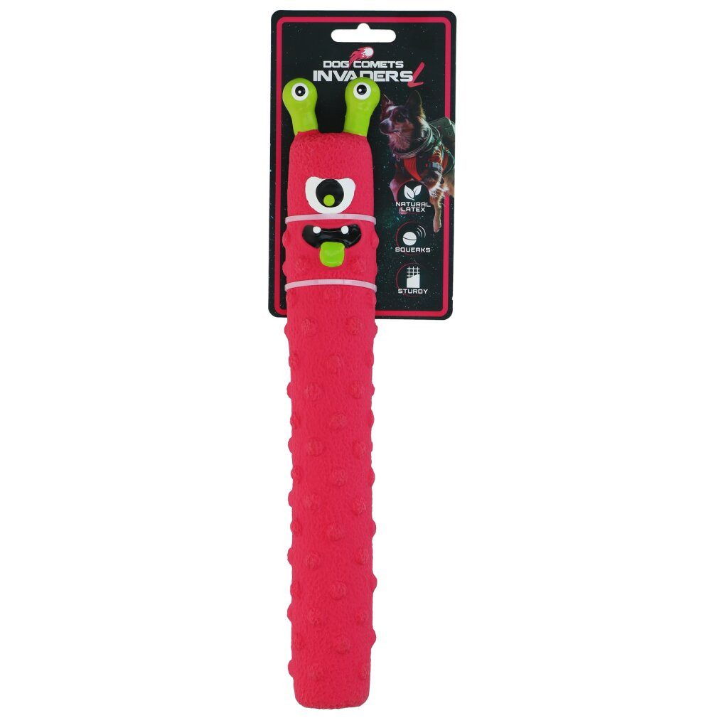 Holland Animal Care Tierquietschie Dog Comets Invaders Latex Rosa L
