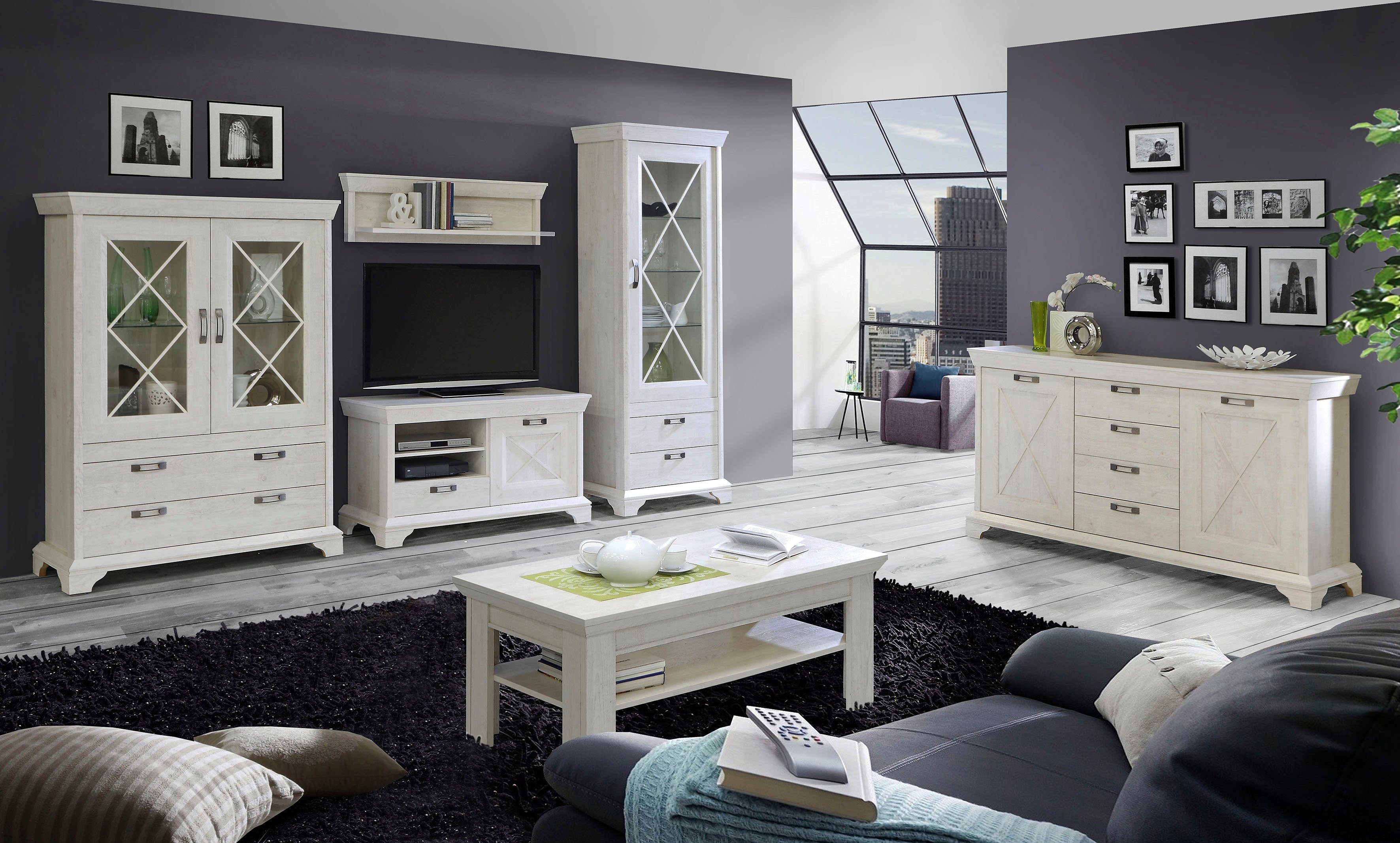 FORTE Wandregal Kashmir, Breite 122 cm günstig online kaufen