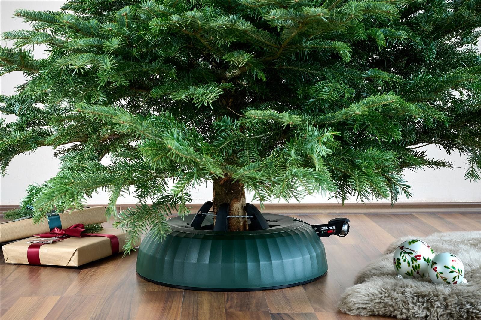 Krinner Christbaumständer KRINNER X-440 DELUXE (1-tlg), Original-Rundum-Einseil-Technik
