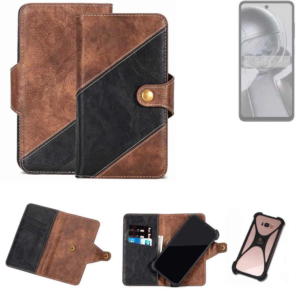 K-S-Trade Handyhülle für HMD Pulse Pro, Handyhülle Schutzhülle Bookstyle Case Klapphülle Cover Hülle