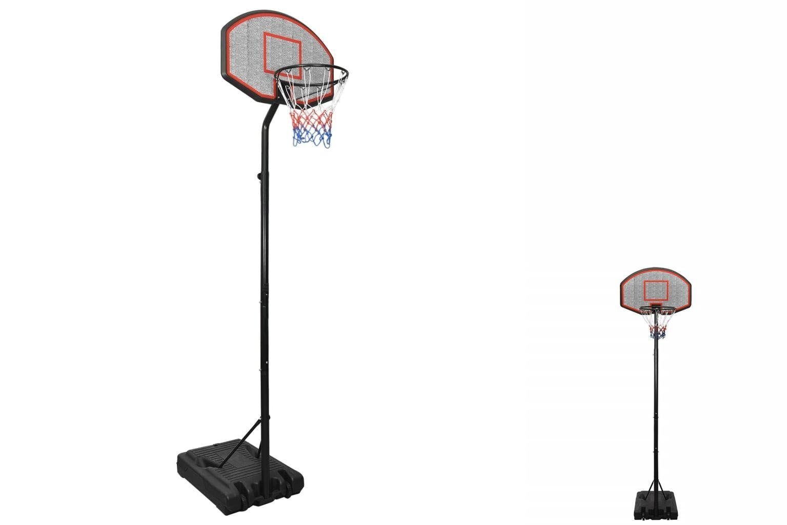 vidaXL Basketballkorb Basketballständer Schwarz 282-352 cm Polyethylen Basketball Korb