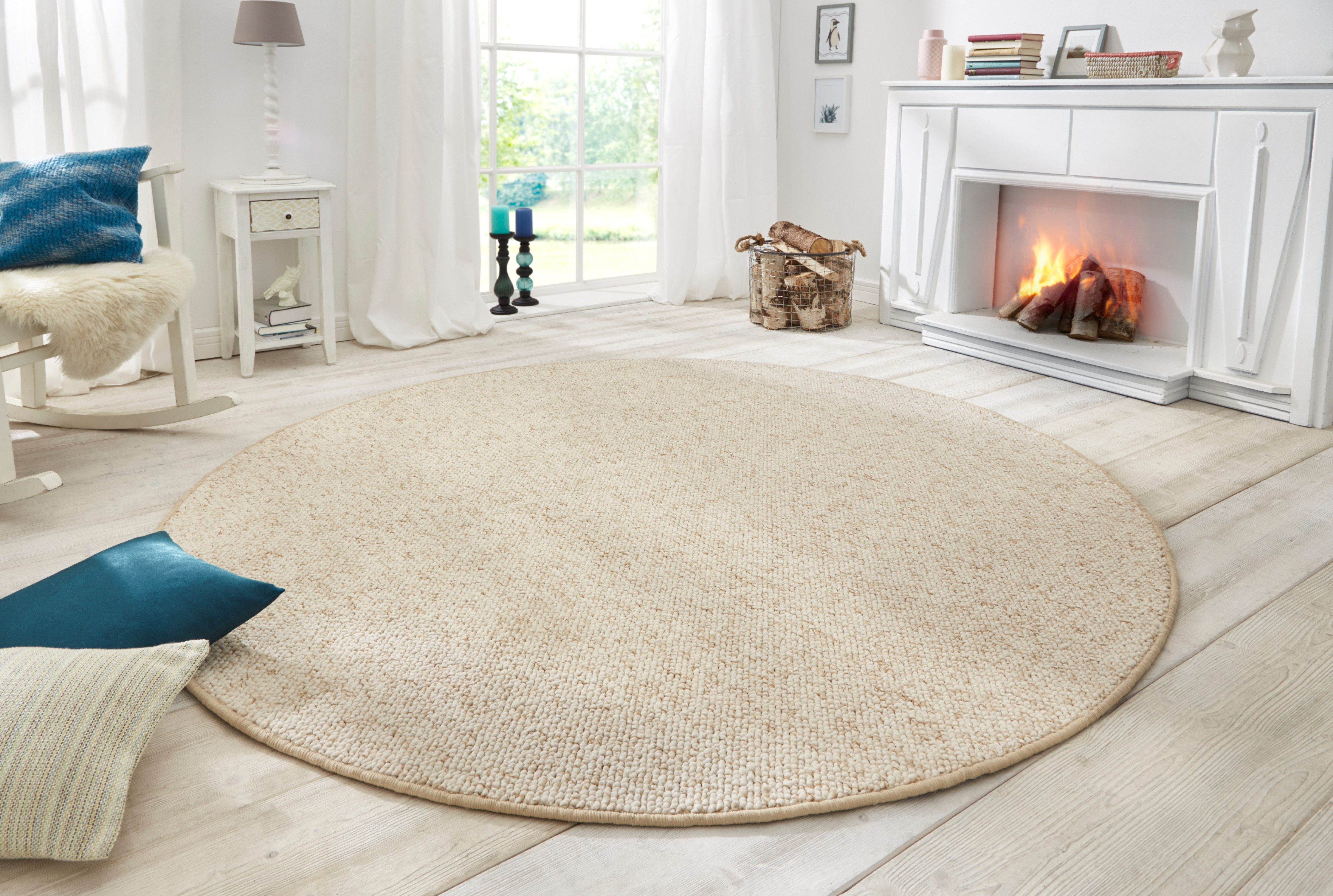 HANSE Home Teppich Wolly 2, rund, günstig online kaufen