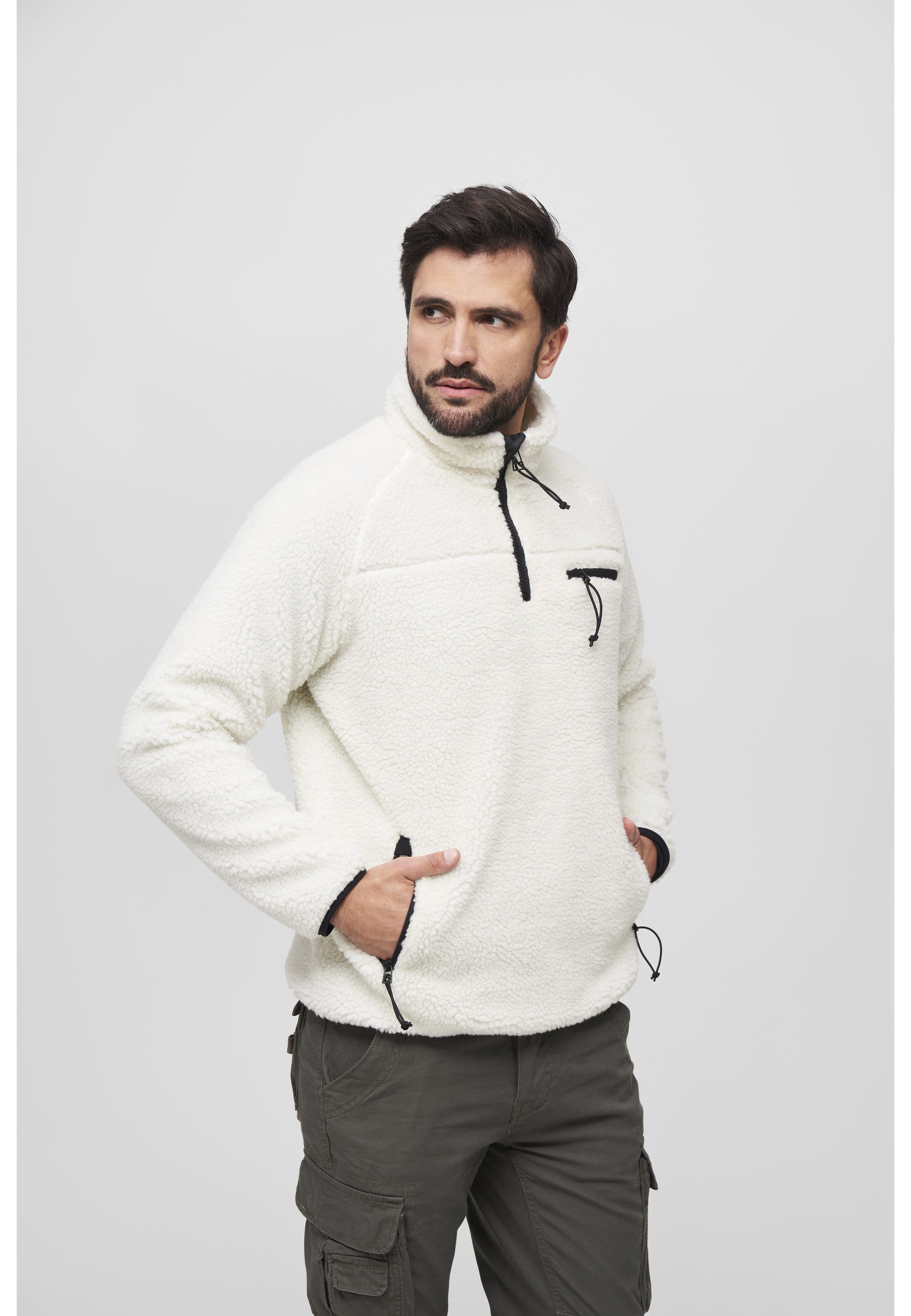 Brandit Sweatjacke Brandit Herren Teddyfleece Troyer (1-tlg)