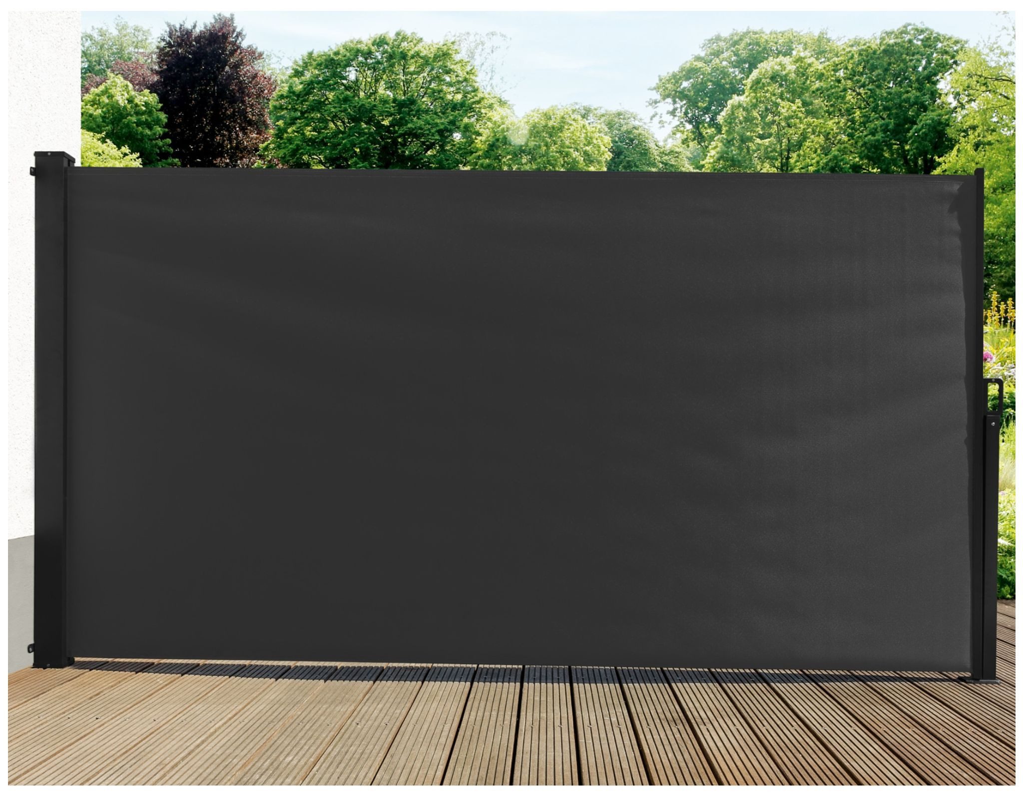 Livarno home Seitenmarkise Seitenmarkise Sonnenschutz Sichtschutz Terasse Balkon 300 x 160 cm – Bild 3 von 5