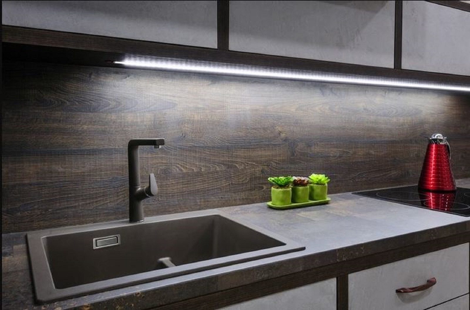 QLS LED Unterbauleuchte Neutralweiß 4000K 30 - 120 cm, LED fest integriert, günstig online kaufen