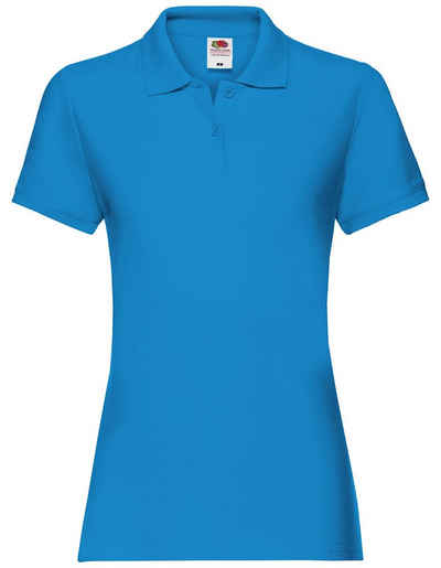 Fruit of the Loom Poloshirt Fruit of the Loom Premium Polo Lady-Fit