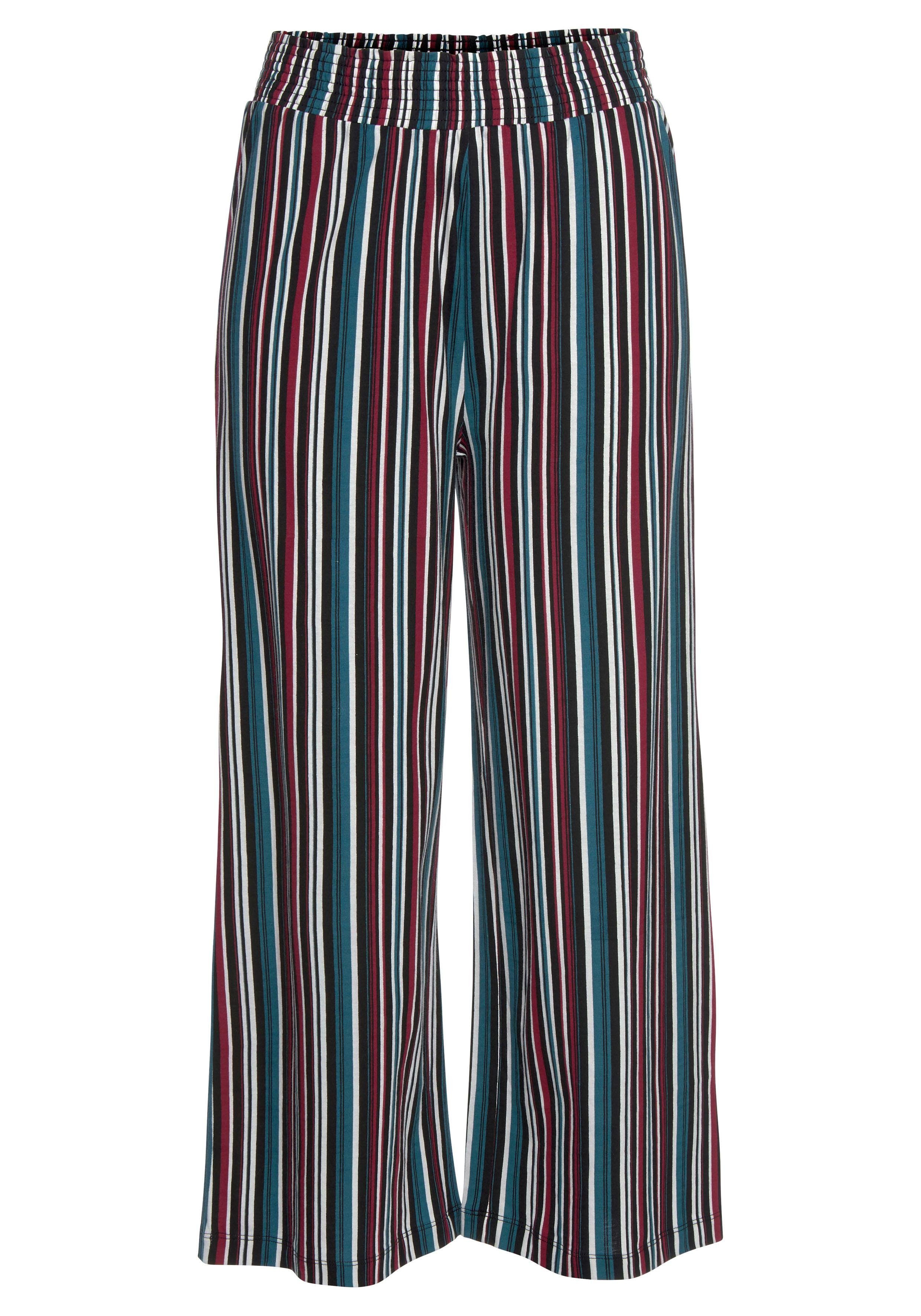 s.Oliver Pyjamahose im Allover-Muster mit elastischem günstig online kaufen