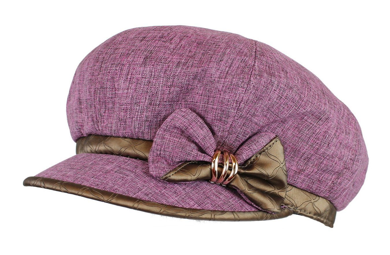 dy_mode Ballonmütze Damen Ballonmütze Weicher Hut Schirmmütze Frauen Mütze Elegant