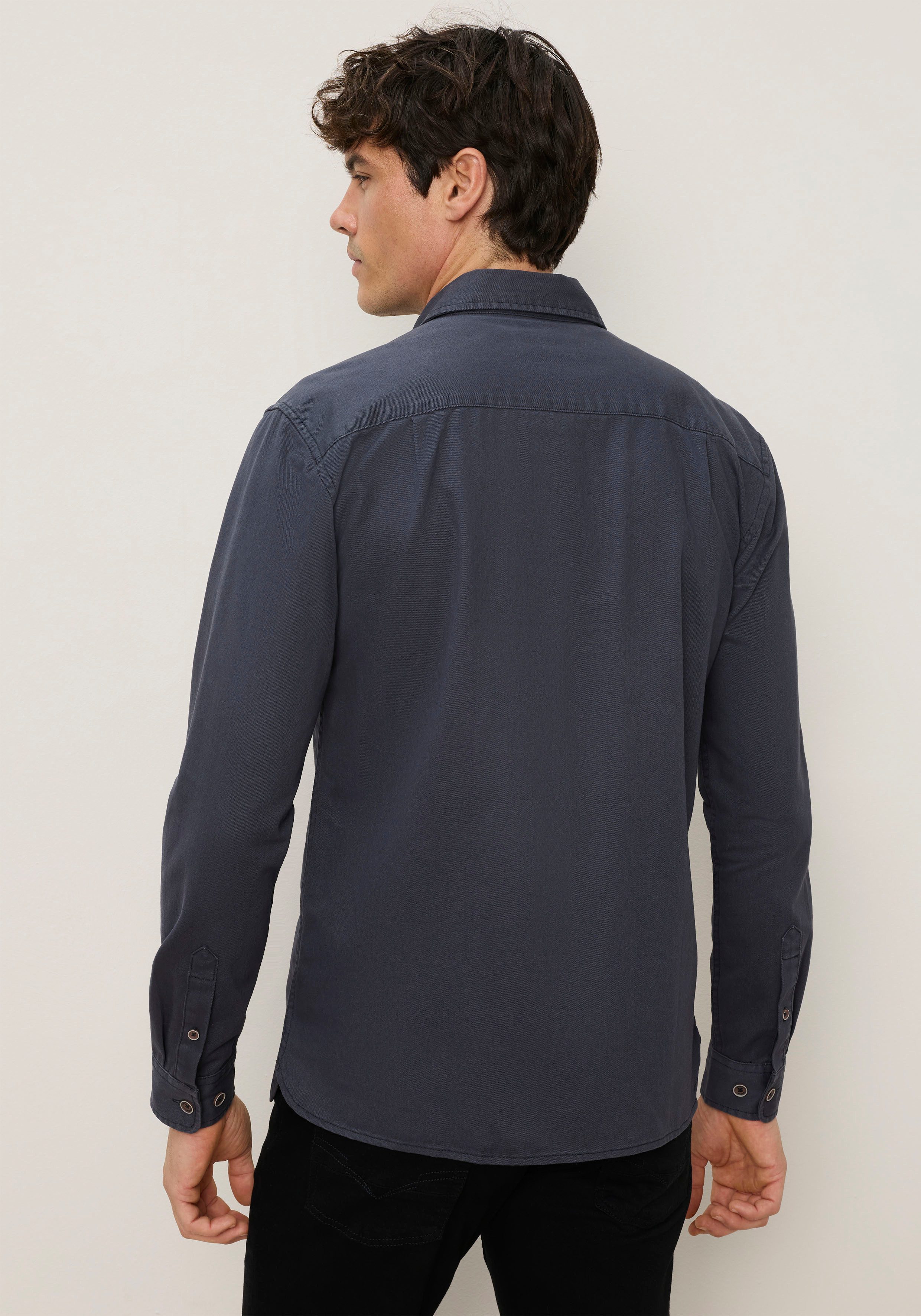 Man's World Langarmhemd Markante Details mit modernem Charakter Robuste Baumwollqualität, authentischer und vielseitiger Look. – Bild 2 von 5
