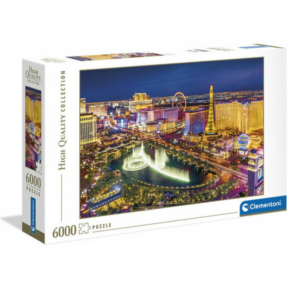 Clementoni® Spiel CLEMENTONI Puzzle Las Vegas 6000 Teile