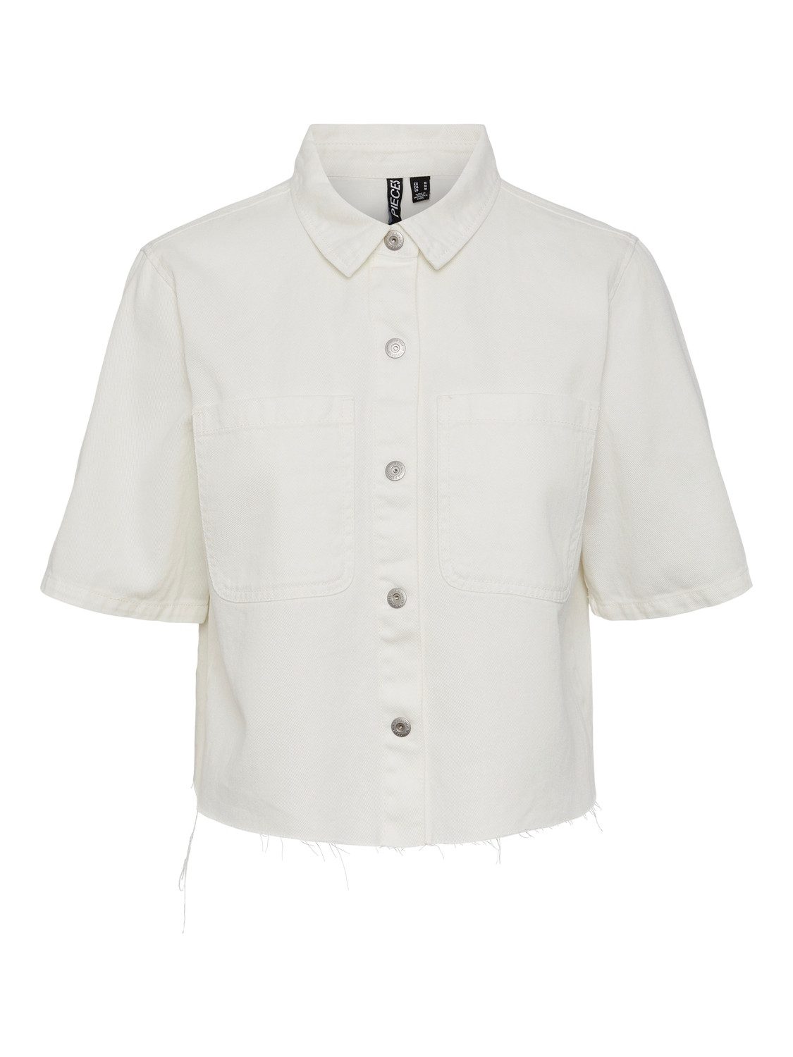 pieces Langarmbluse PCBLUME SS SHIRT SOLID BC