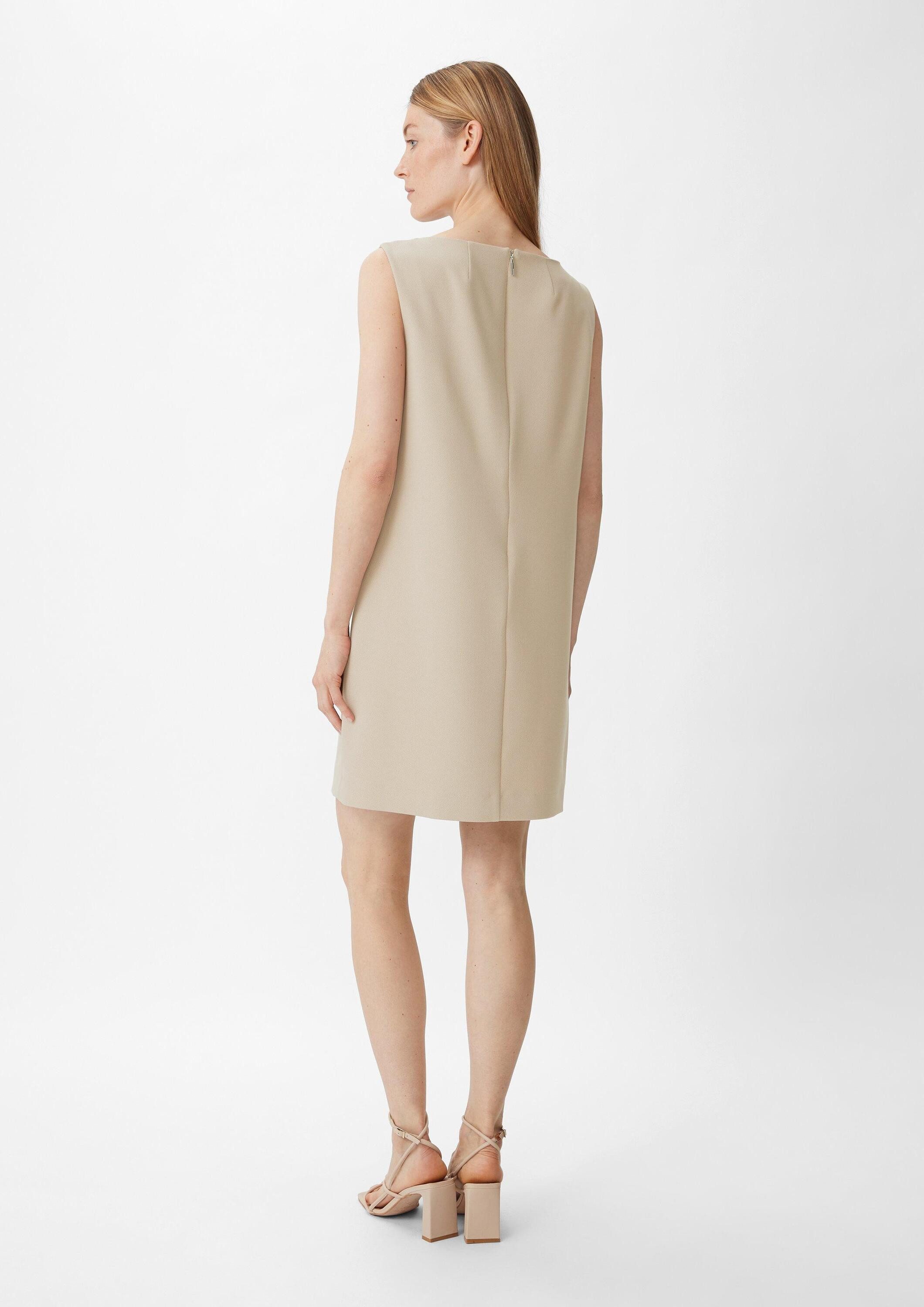 comma Minikleid Kleid Kleid mit Piquéstruktur