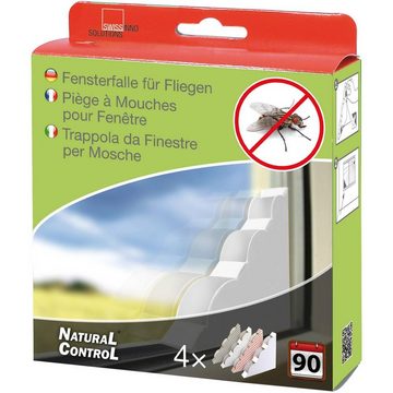 Swissinno Schädlingsschutznetz Fliegenfalle Natural Control, 4er mit dekorativen, Fliegenfalle