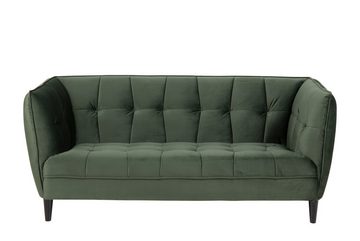 ebuy24 Sofa Jos 2,5 Personen Sofa in tannengrün mit schwarze, 1 Teile