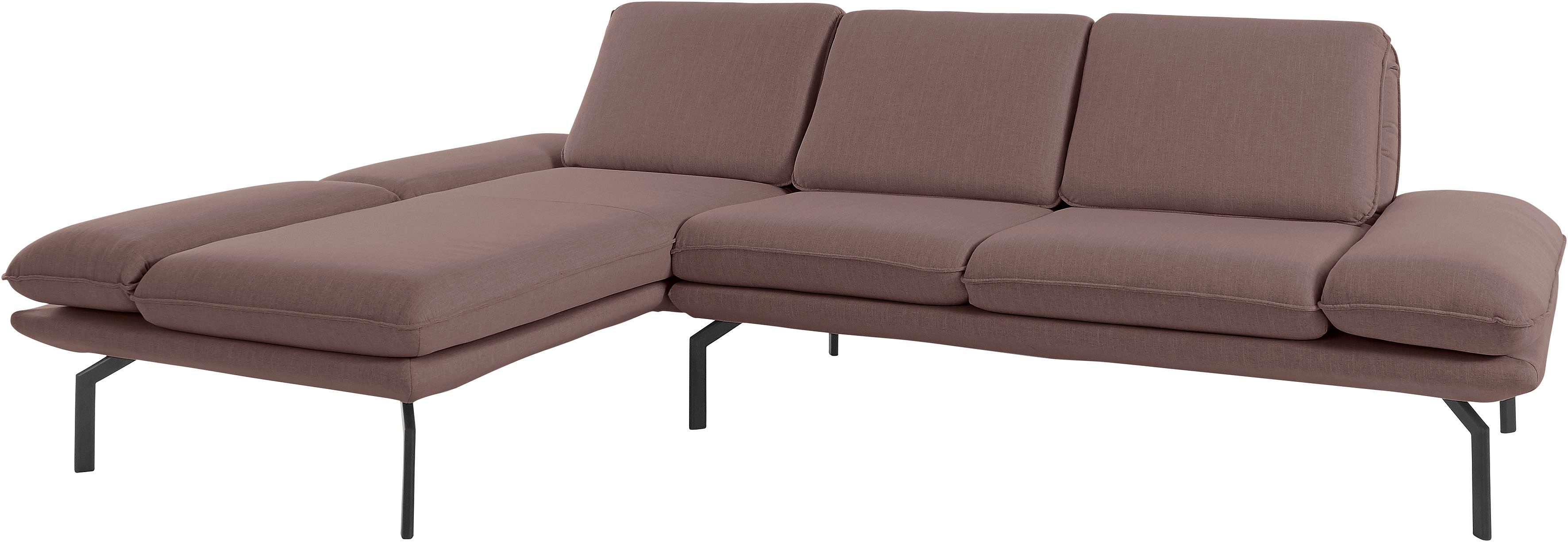 Beförderungsantrag OTTO products Ecksofa Bennid, Wahlweise recyceltem Stoffe aus Arm- mit Material und Rückenfunktion