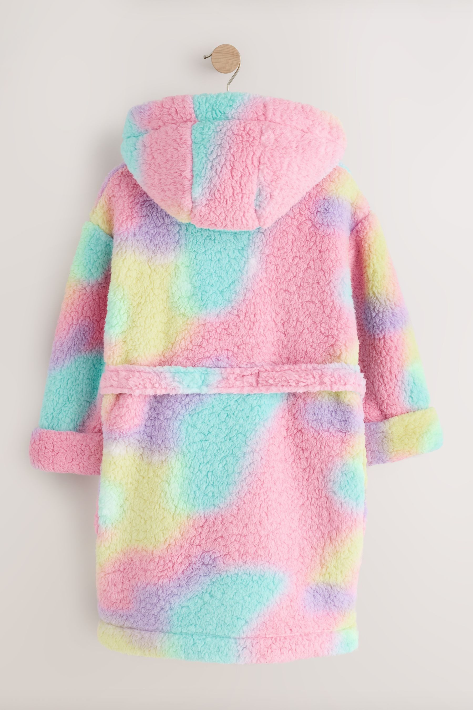 Next Kinderbademantel Morgenmantel aus Teddy-Fleece, Polyester (recycelt), Polyester – Bild 2 von 4