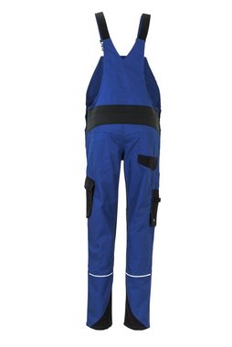 Planam Arbeitslatzhose Damen Latzhose Norit kornblumenblau/schwarz Gr. 44 (1-tlg)