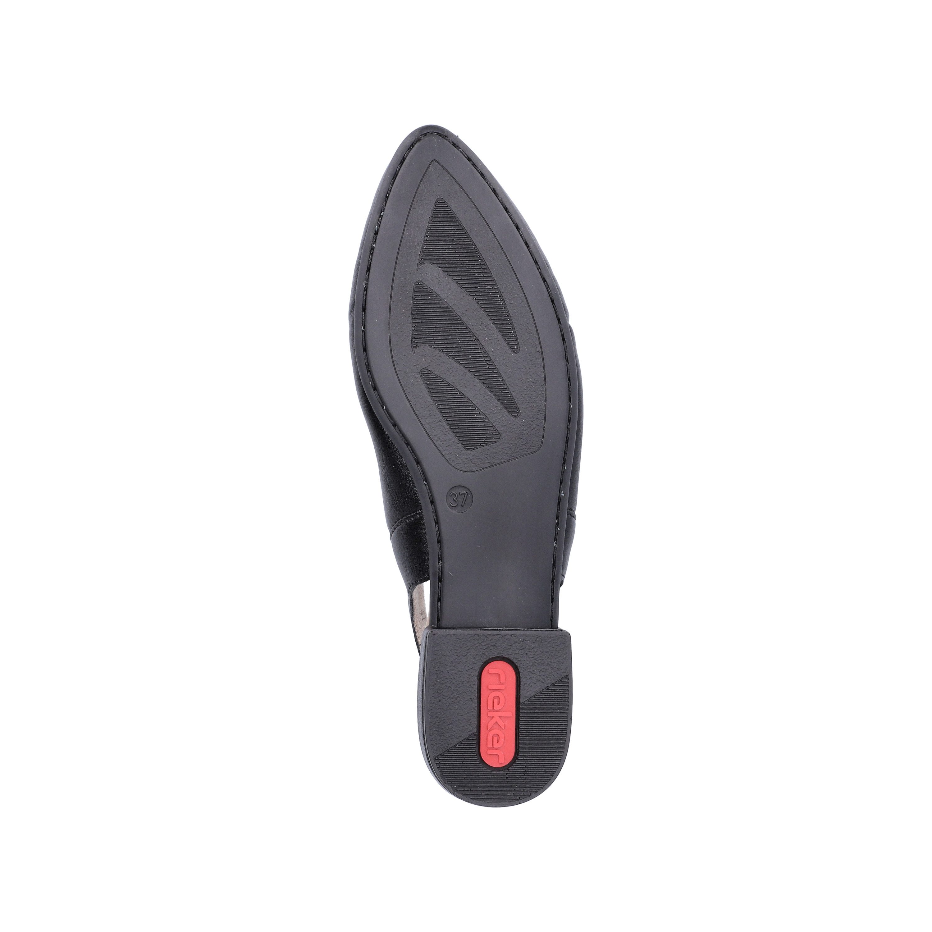 Rieker Slingsandale Sabot, Sommerschuh, Blockabsatz, mit verstellbarem Riemchen