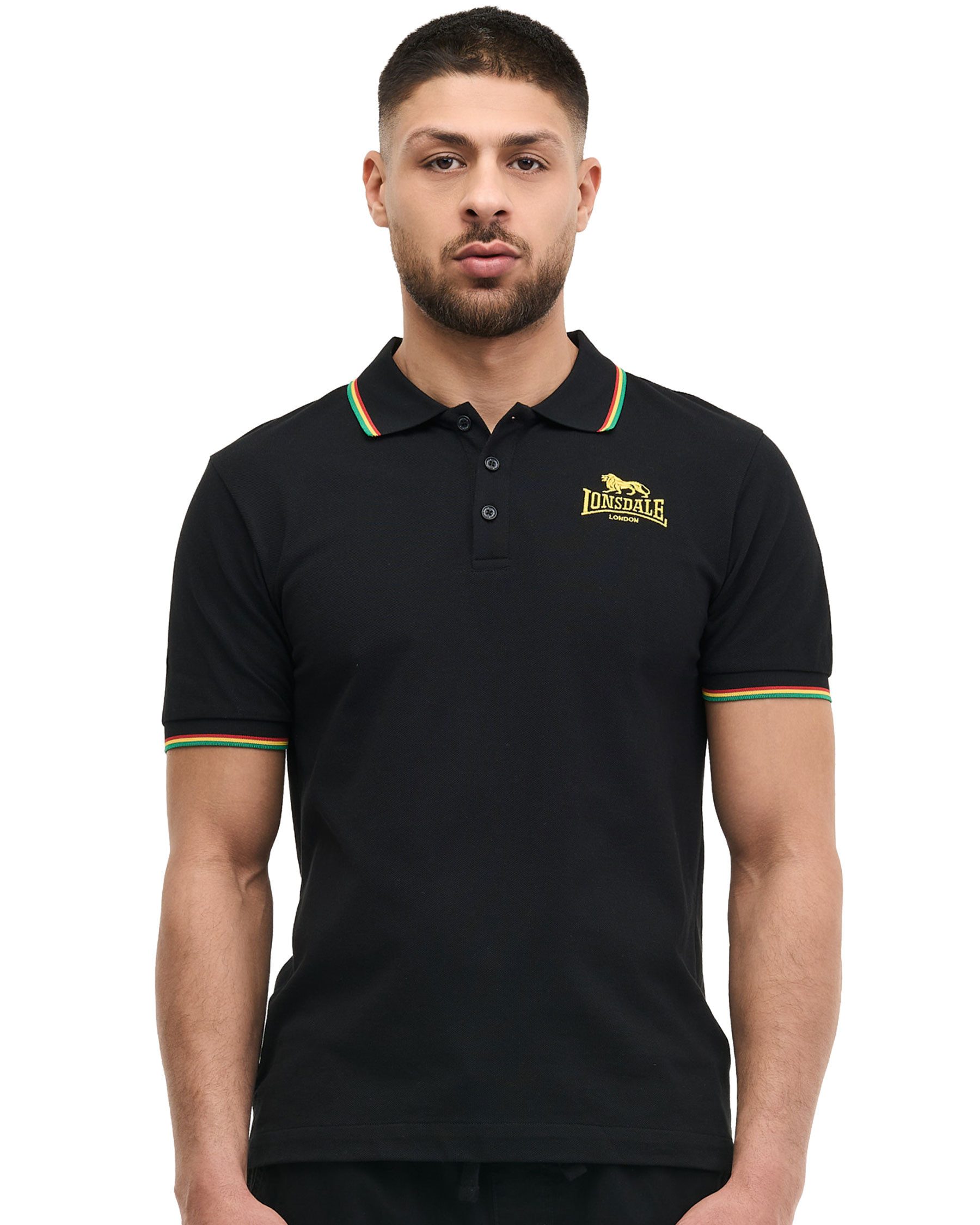 Lonsdale Poloshirt Lonsdale Polohemd Sounds Four klassischen Reggae-Farben günstig online kaufen