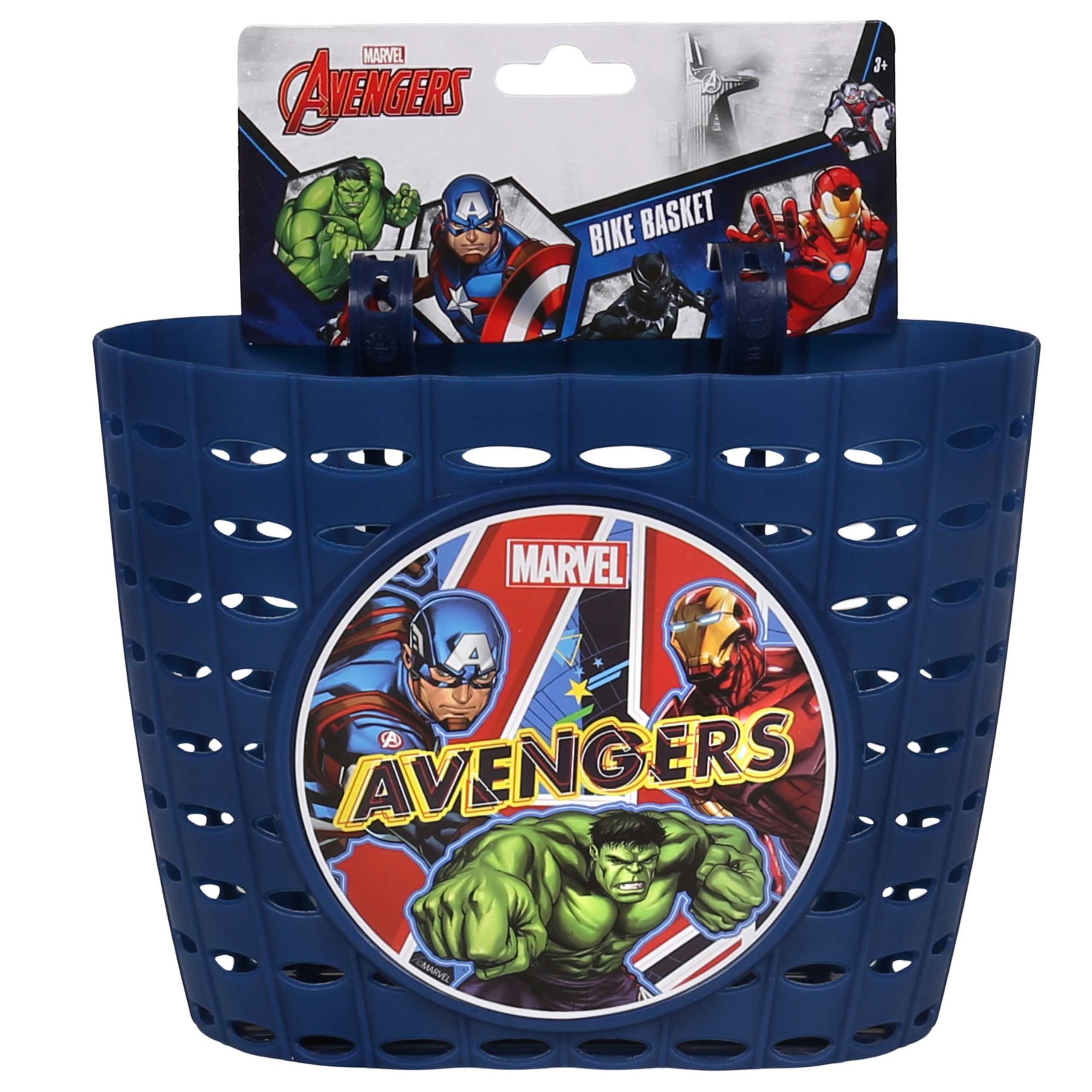 MARVEL Fahrradkorb MARVEL Avengers Lenkerkorb 20x15x16 cm für Fahrrad & Roller