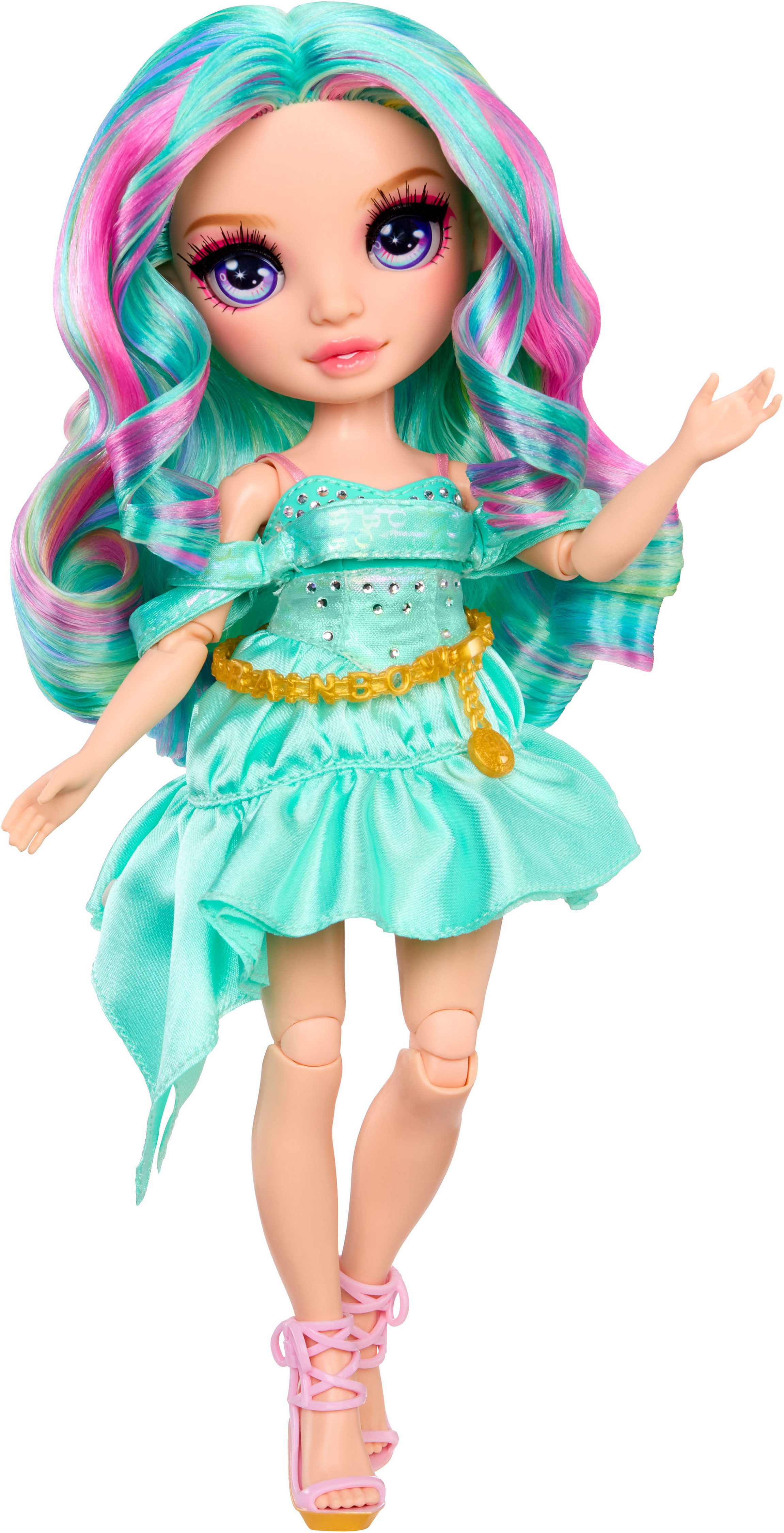Rainbow High Anziehpuppe Rainbow High Be Dazzling Fashion Dolls- Celine Turquoise – Bild 5 von 5