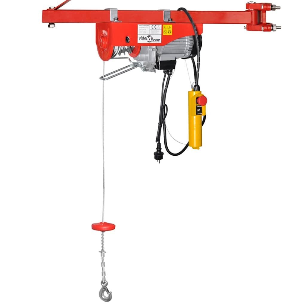 vidaXL Seilwinde Elektrischer Seilhebezug 1300 W 400/800 kg, (1-St)