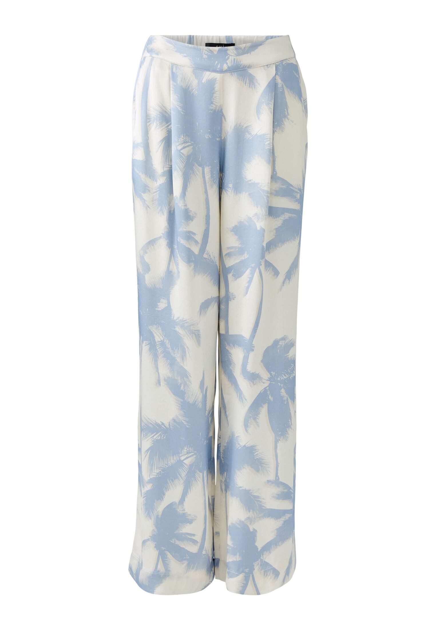 Oui Stoffhose Palazzohose Viskosesatin günstig online kaufen
