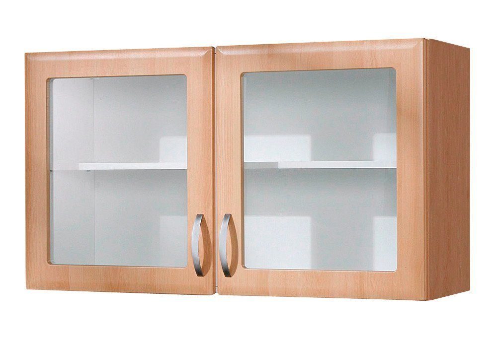 wiho Küchen Glashängeschrank Prag, 100 cm Breite