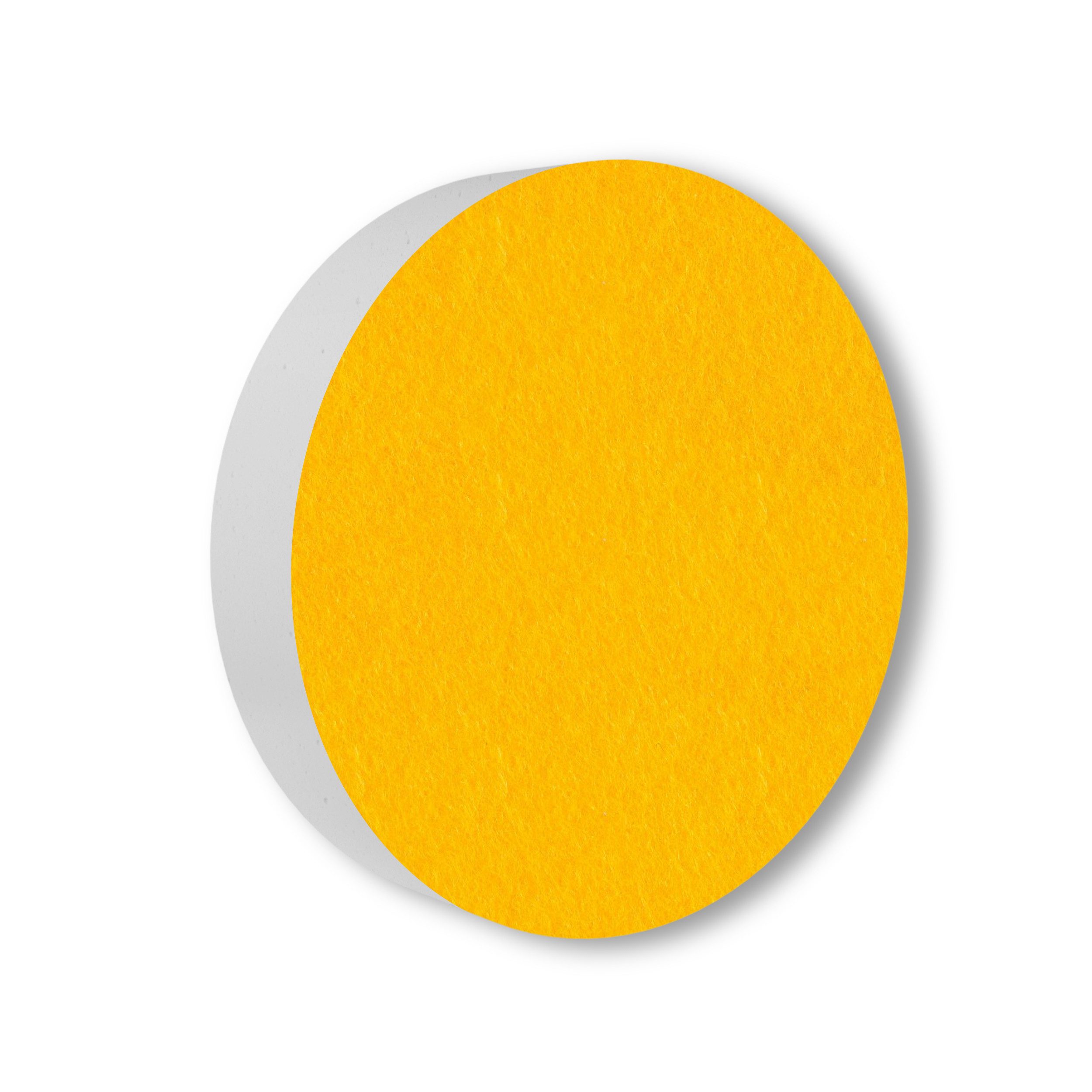 platino24 Akustikplatte 1 Akustik Schallabsorber aus Basotect ® G+ / Kreis 55 cm