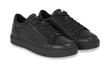 Calvin Klein LOW TOP LACE UP W/ZIP RUBB Кросівки in monochromer Optik, Freizeitschuh, Halbschuh, Schnürschuh