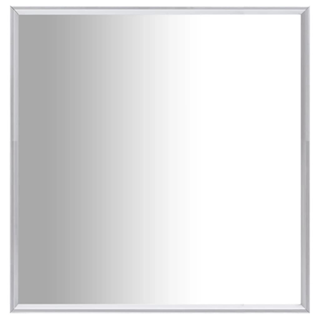 furnicato Wandspiegel Spiegel Silbern 60x60 cm