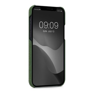 kwmobile Handyhülle Hülle für Apple iPhone 12 / 12 Pro, Stoff Cover Case im Design