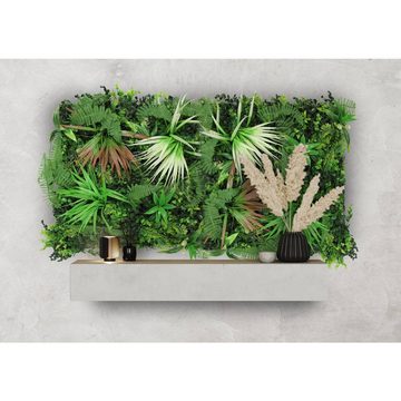 JANGAL 3D Wandpaneel Modular Wall, 520 x 520 mm, Design Flora, Exotic