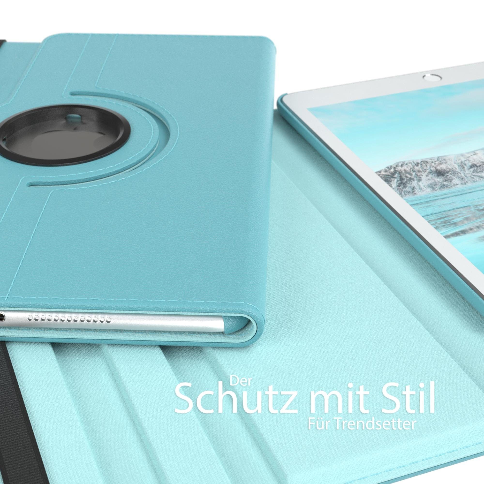 EAZY CASE Tablet-Hülle Rotation Case für Apple iPad 7./8./9. Gen. 10,2 Zoll, Schutzasche für Tablets Flipcase Hülle Kratzschutz Displayschutz Blau – Bild 5 von 5