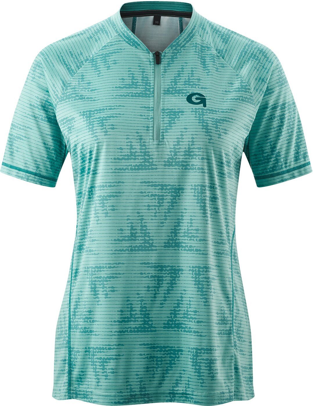 Radtrikot Trela Da-Bikeshirt-1/2-HZ PALE TURQUOISE