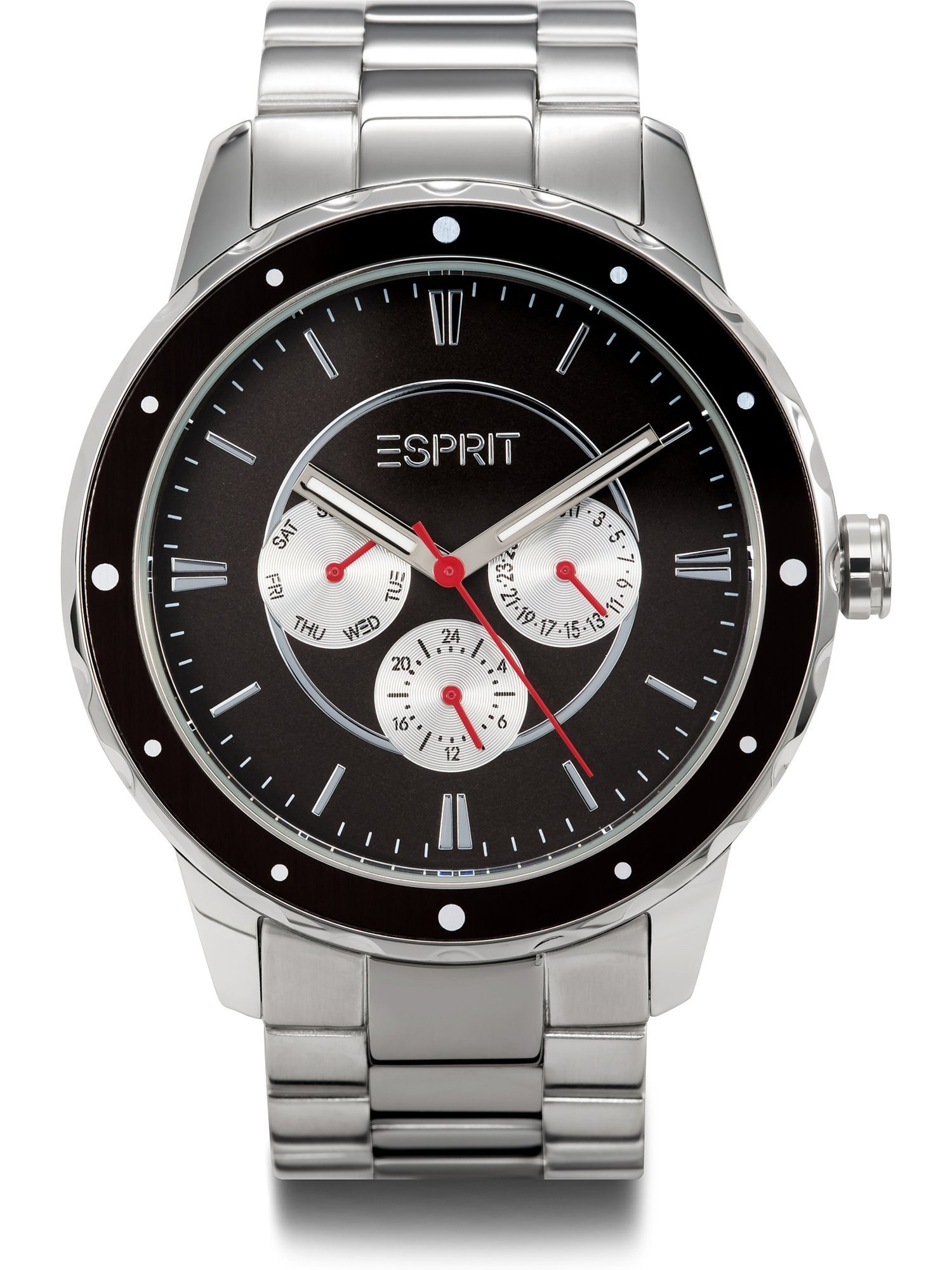 Esprit Quarzuhr ESPRIT Herren-Uhren Analog Quarz, Klassikuhr,  Gehäusedurchmesser: 44 mm, Bandlänge: 22 cm