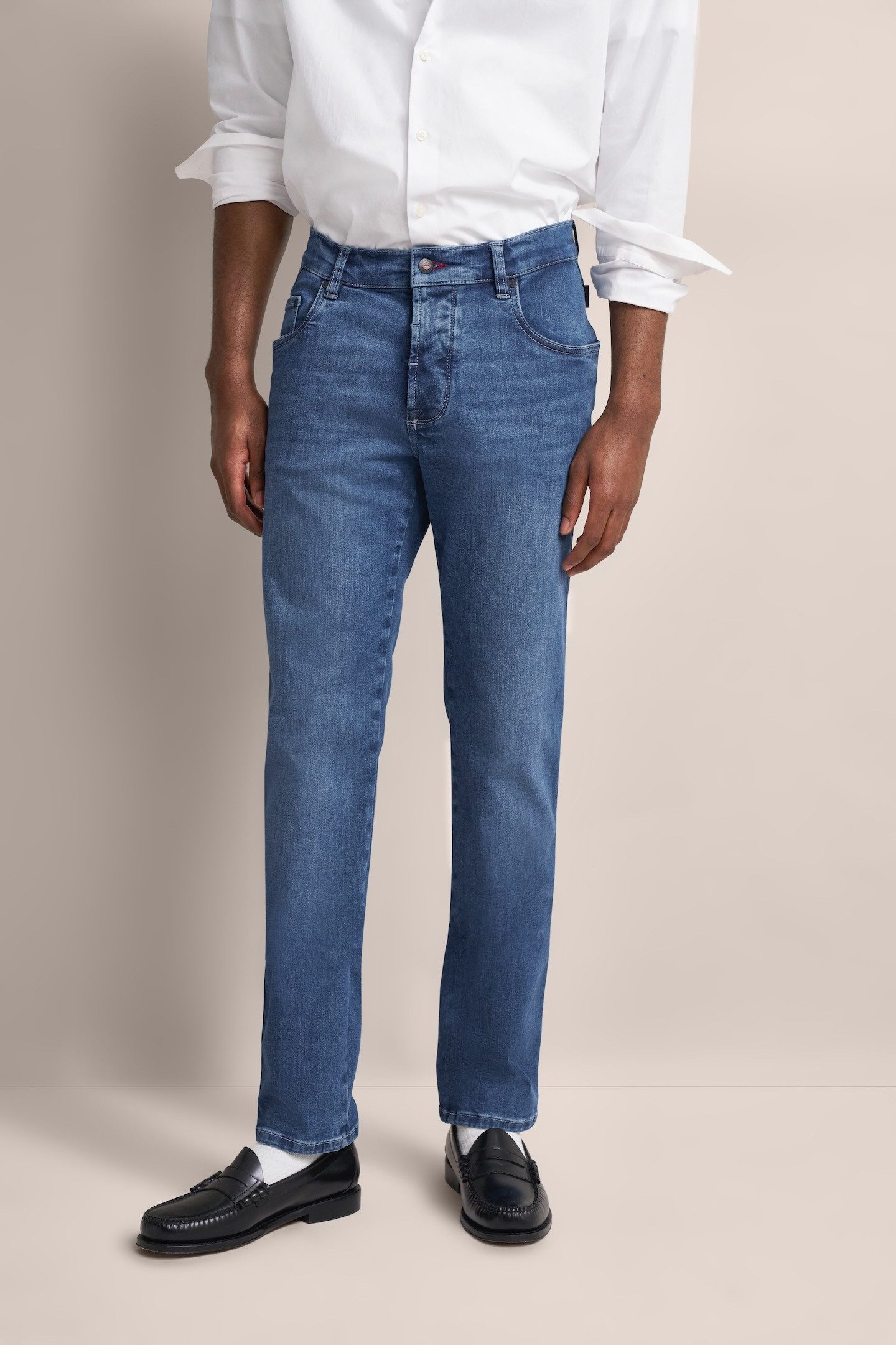 Bugatti 5-Pocket-Jeans Basic Essentials Flexcity-Stretch