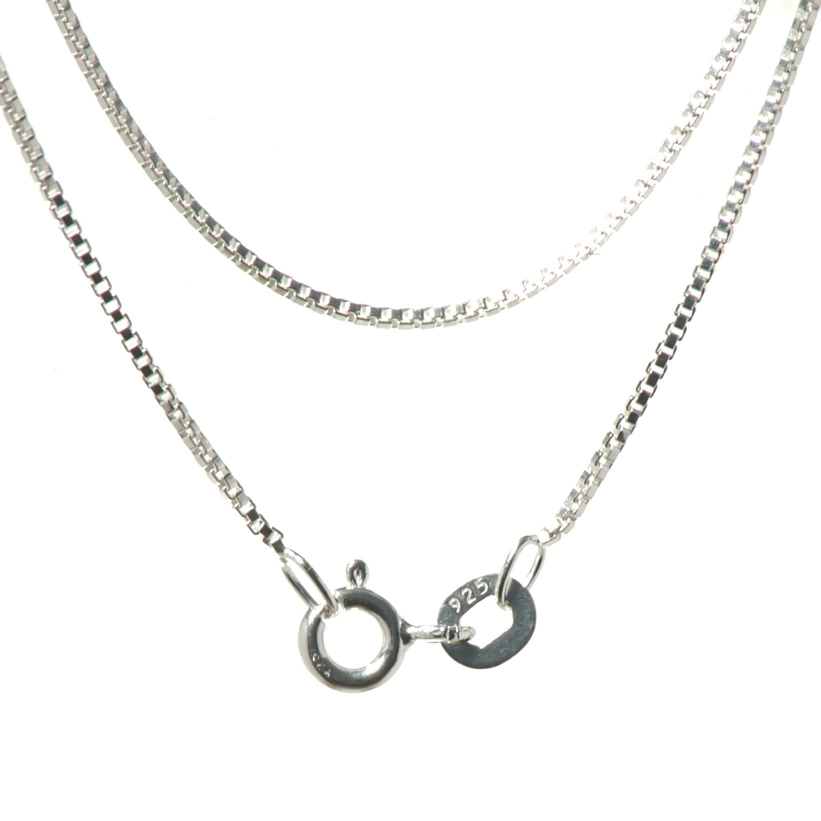 Bella Carina Silberkette Silberkette Venezianer 0,9 mm Stärke 925 Silber, 925 Silber
