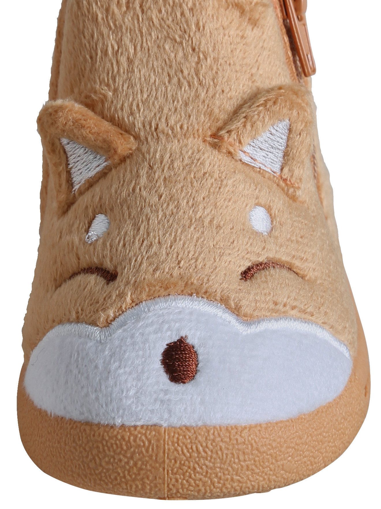 vertbaudet Baby Stoff-Hausschuhe Hausschuh Cord-Optik – Bild 5 von 5