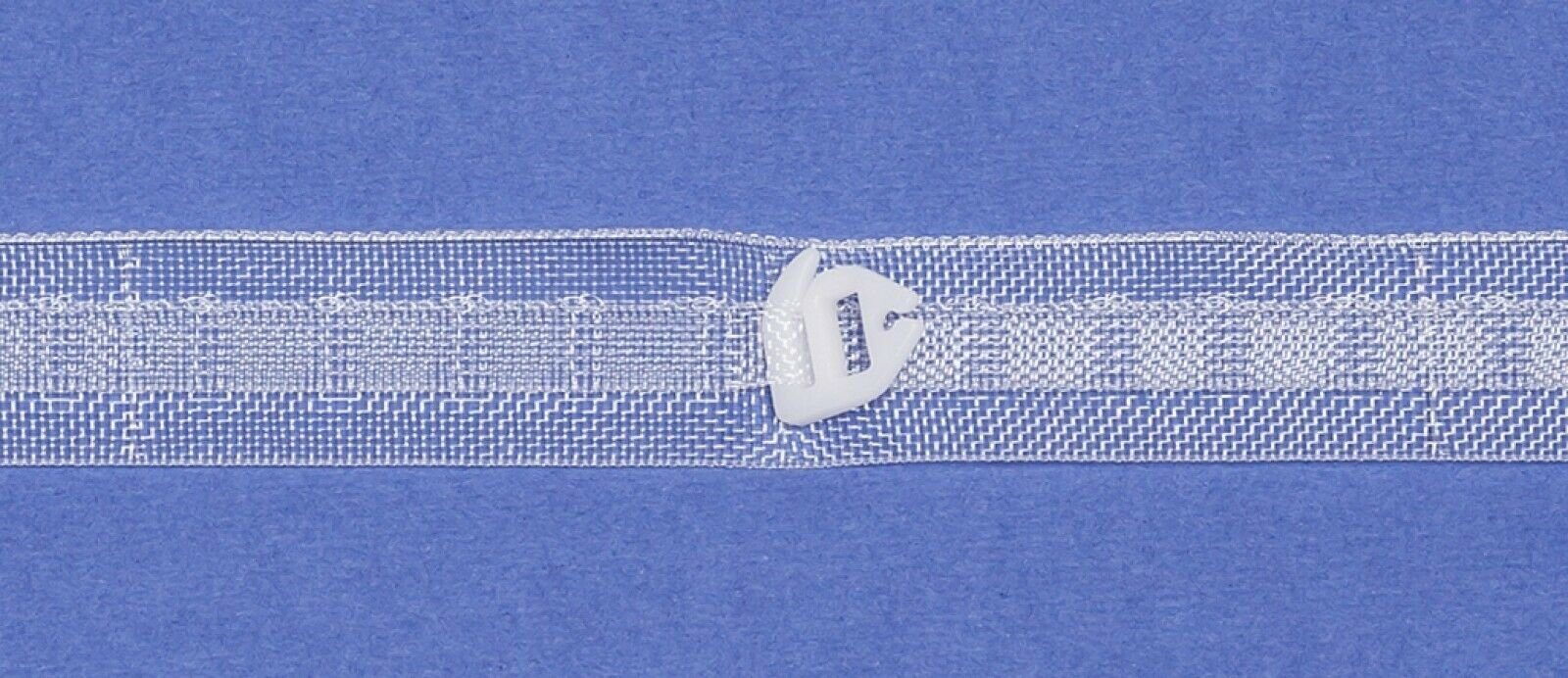 rewagi Raffrollo Falt - und Raffrolloband, transparent / Breite: 18 mm - L144, Verkaufseinheit: 5 Meter
