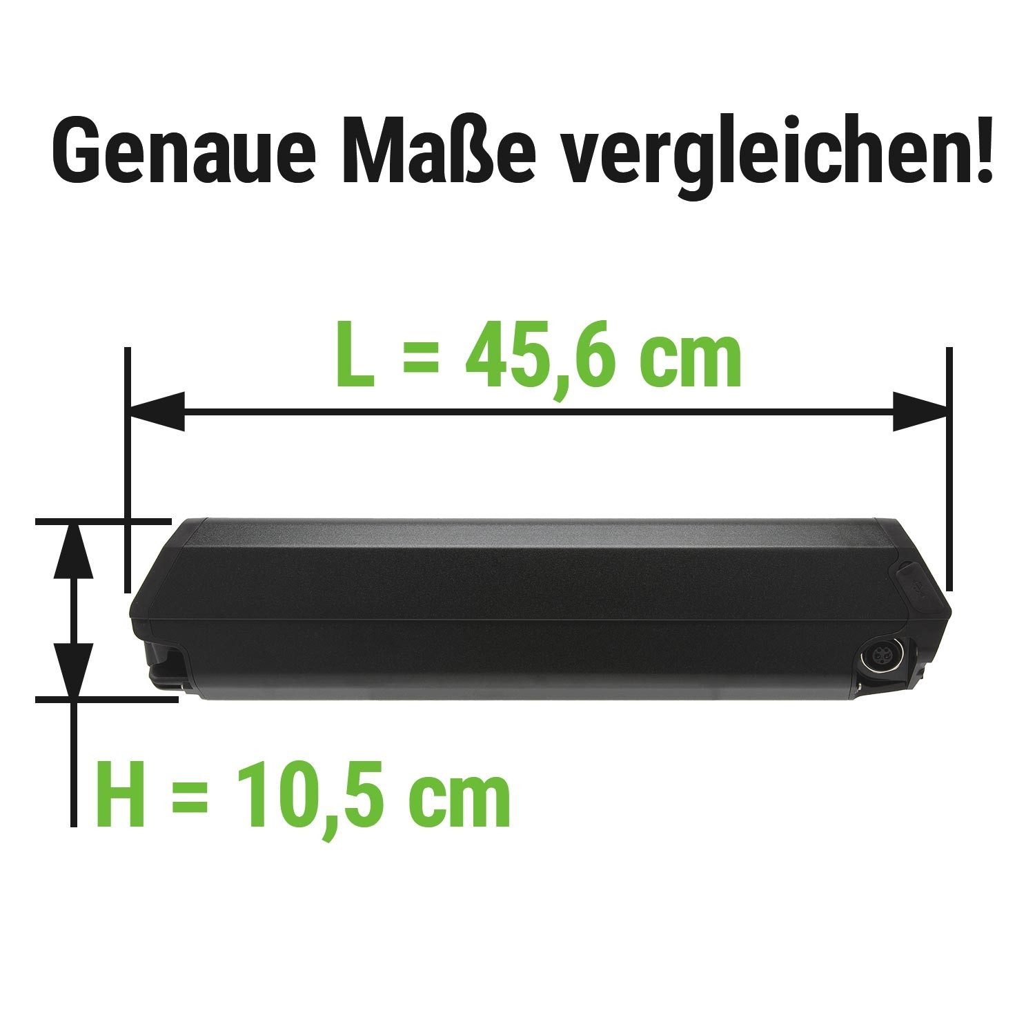 Maratron Semi-Intube REENTION Dorado+ 65 E-Bike Akku 10,4Ah (1 St), für NCM, LLobe, Fitifito, DeHawk u.v.m.