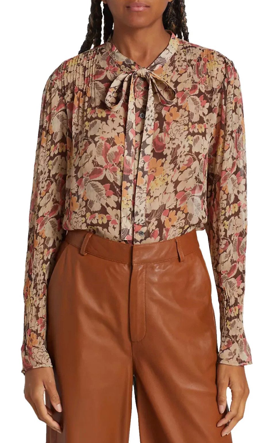 Polo Ralph Lauren Blusentop Boho Chic Bluse Georgette Schleifenbluse Hemdbl günstig online kaufen