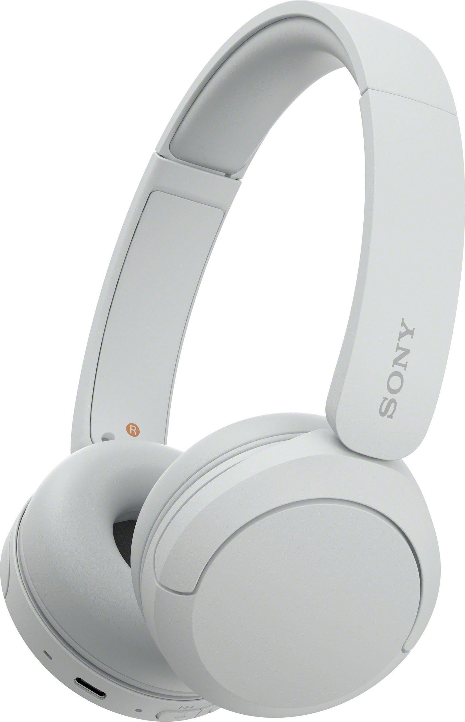 Sony WHCH520 Bluetooth-Kopfhörer (Freisprechfunktion, Rauschunterdrückung, Sprachsteuerung, kompatibel mit Siri, Google Assistant, Siri, Bluetooth, 200 Std. Max. Akkulaufzeit (Standby)