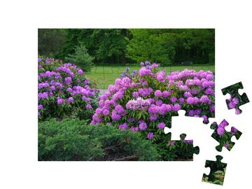 puzzleYOU Puzzle Rhododendron, schön blühende Azalee, 48 Puzzleteile, puzzleYOU-Kollektionen Pflanzen, Blumen & Pflanzen