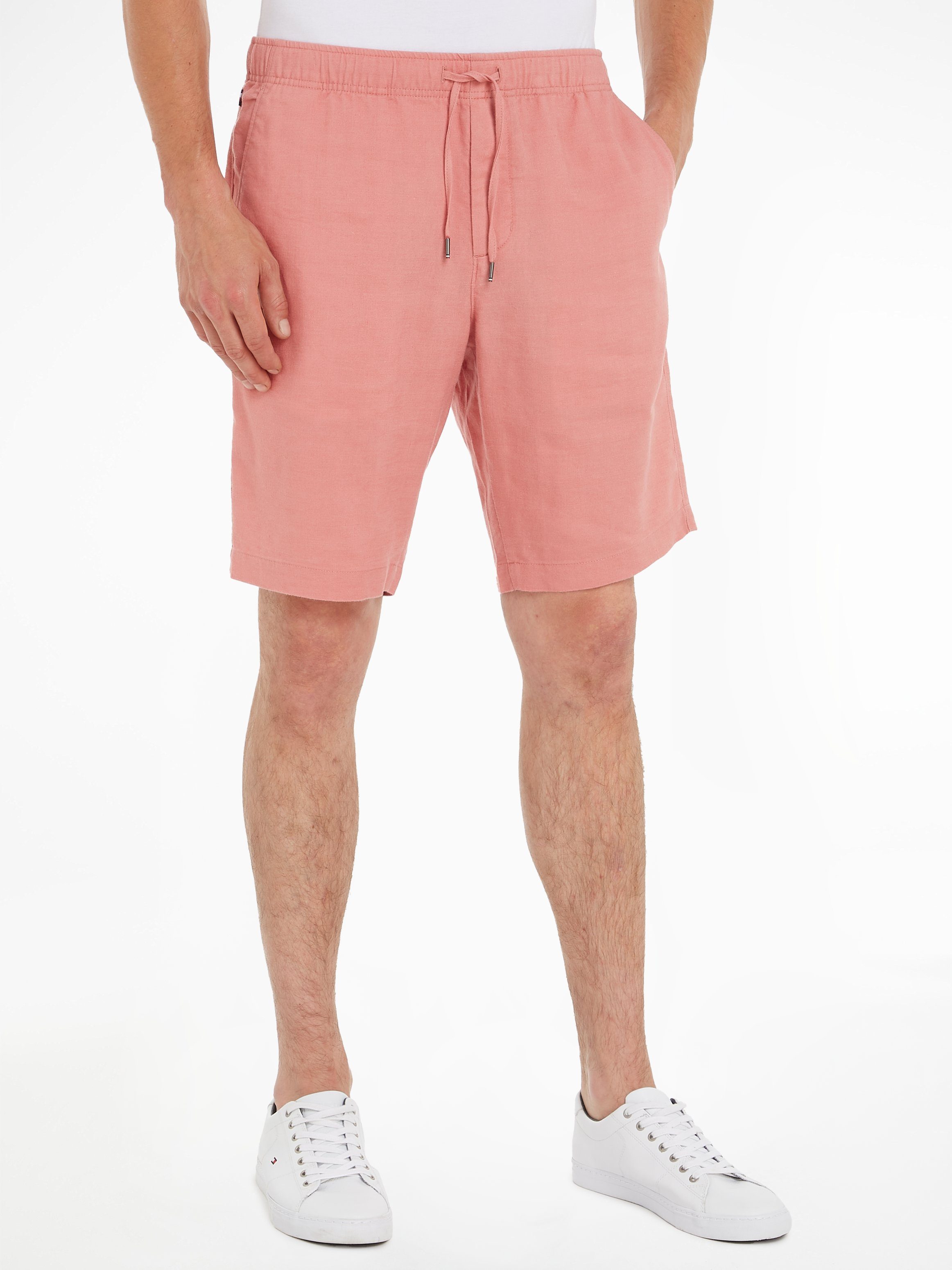 Tommy Hilfiger Shorts HARLEM PO DRWS LINEN mit elastischem Bund