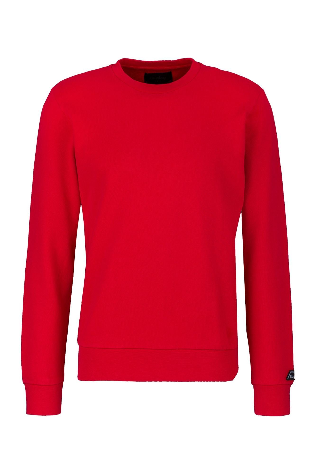 Replay Sweatshirt Sweatshirt Baumwolle aus an Ärmelenden reiner Patch 