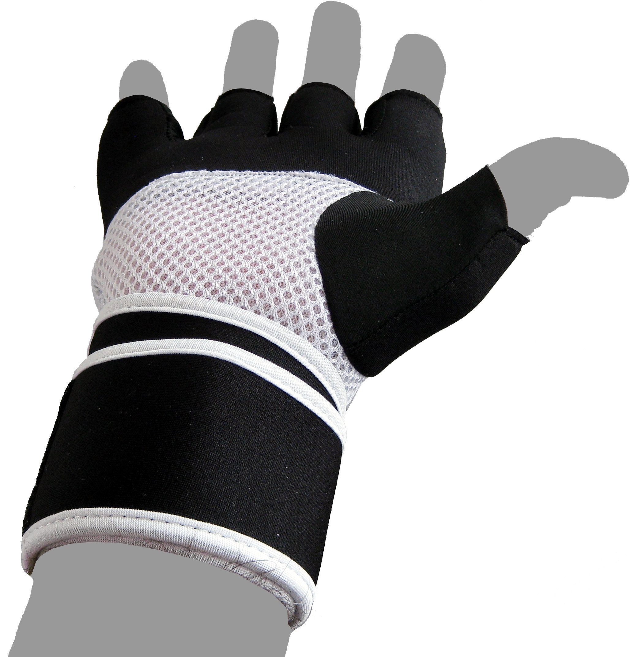 BAY-Sports MMA-Handschuhe Winsome Krav Maga Free Fight Handschutz Handschützer Faustschutz (Paar), Neopren, Gel Pads, Mesh, XS - XL, ideale Passform