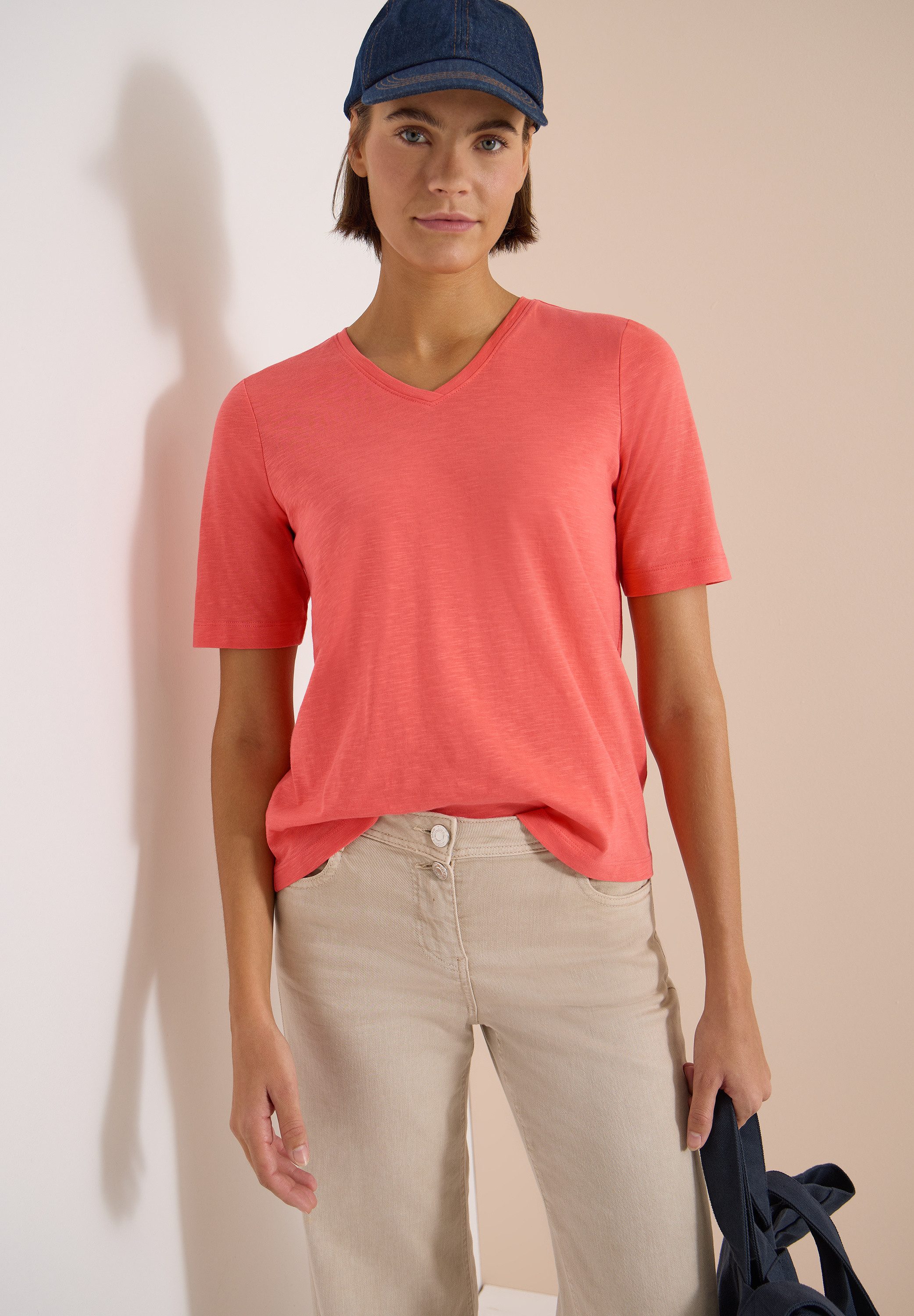 CECIL T-Shirt mit Flammgarn