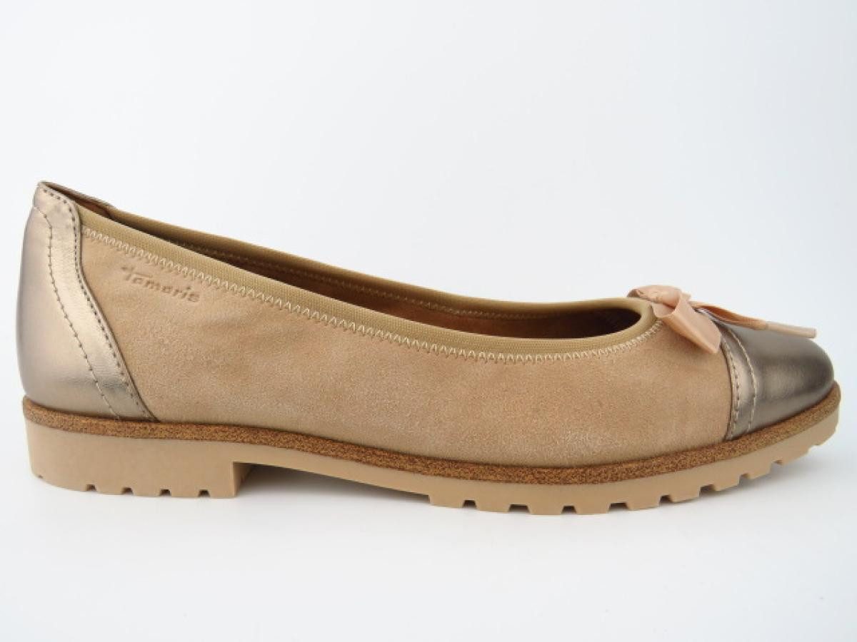 Tamaris Tan combi Ballerina