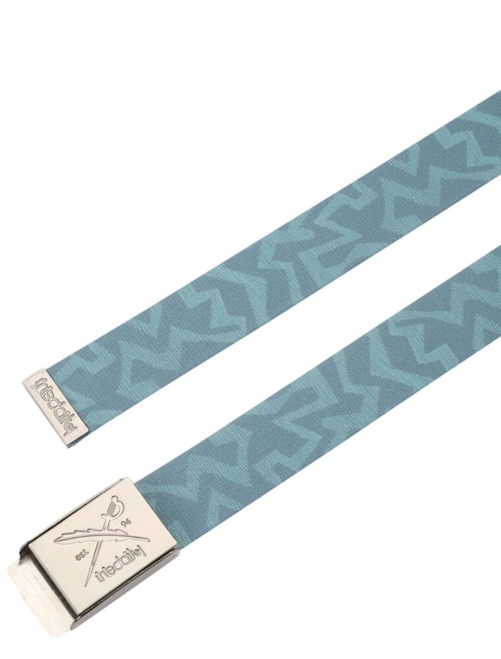 iriedaily Stoffgürtel Gürtel Iriedaily Ziggy Stripe Flache Metallenden